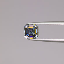 Load image into Gallery viewer, Create your own ring: 1.5ct dark grey ascher cut moissanite