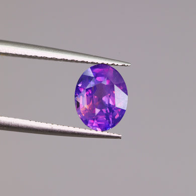 Create your own ring: 1.56ct oval purple/pink sapphire