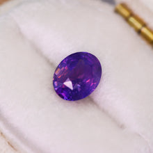 Load image into Gallery viewer, Create your own ring: 1.56ct oval purple/pink sapphire