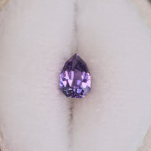 Load image into Gallery viewer, Create your own ring: 0.58ct fancy step cut purple sapphire