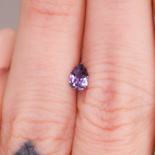 Load image into Gallery viewer, Create your own ring: 0.58ct fancy step cut purple sapphire