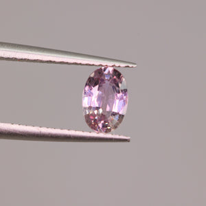 Create your own ring: 0.53ct oval light pink sapphire