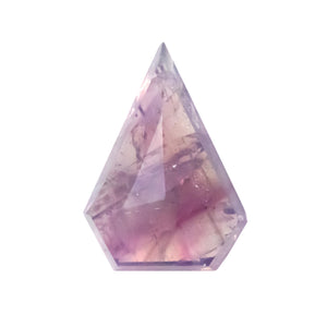 Create your own ring: 2.62ct pink/violet shield rosecut sapphire