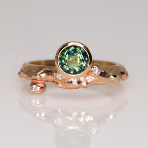 Constellation ring: mermaid parti sapphire
