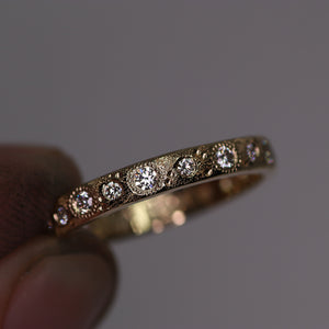 Northern Lights: diamond eternity ring (made to order)