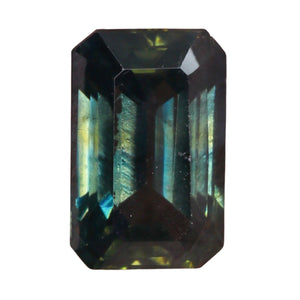 Create your own ring: 1.54ct teal emerald-cut Kenya sapphire