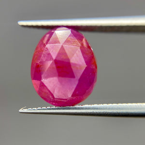 Create your own ring: 4.6ct semi-opaque pink rosecut sapphire