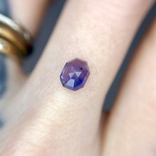 Load image into Gallery viewer, Create your own ring: 1.07ct inky blue/periwinkle Kashmir sapphire