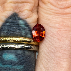 Create your own ring: 1ct vintage red sapphire