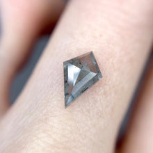 Load image into Gallery viewer, Create your own ring: 0.80ct Salt &amp; Pepper kite rosecut diamond