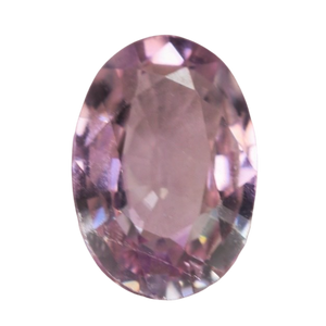 Create your own ring: 0.57ct oval light pink sapphire