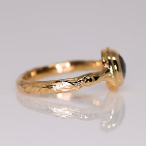 Sequoia ring: 14K solitaire(with 26 gemstone & diamond options)