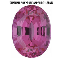 Load image into Gallery viewer, Chatham lab pink/rose sapphire (1.75ct)