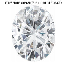Load image into Gallery viewer, Forever One moissanite, full cut (1.33ct)