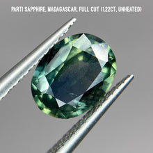 Load image into Gallery viewer, Parti sapphire, Madagascar (1.22ct)