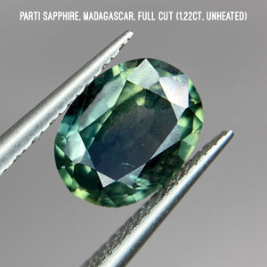 Parti sapphire, Madagascar (1.22ct)