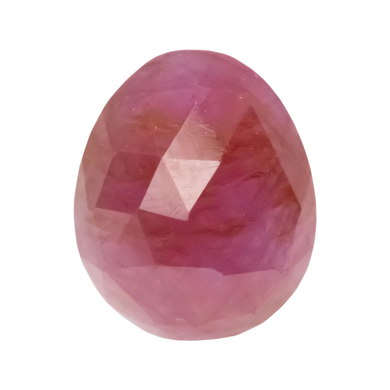 Create your own ring: 4.6ct semi-opaque pink rosecut sapphire